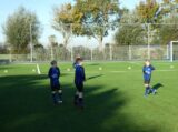 S.K.N.W.K. JO10-1 - FC De Westhoek '20 JO10-2 (competitie) seizoen 2022-2023 (najaar - 2e fase)) (77/85)